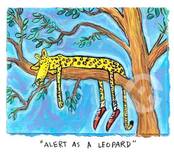 Fine Artwork On Sale! Fine Artwork On Sale! Alert as a Leopard